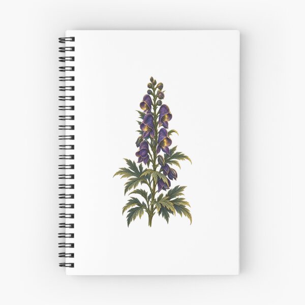 Item preview, Wolfsbane Monkshood | Witchy Poison Garden Botanical Art | Green Witch Gift designed and sold by Brackenlume Studio.