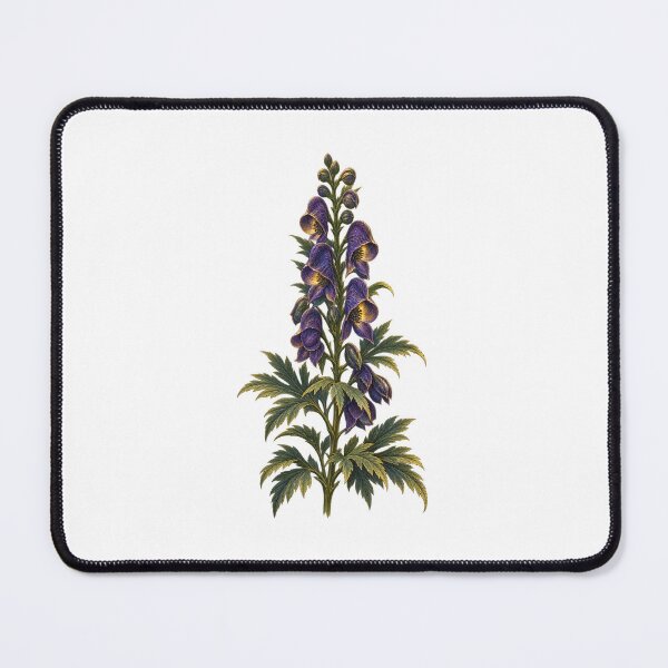 Item preview, Wolfsbane Monkshood | Witchy Poison Garden Botanical Art | Green Witch Gift designed and sold by Brackenlume Studio.