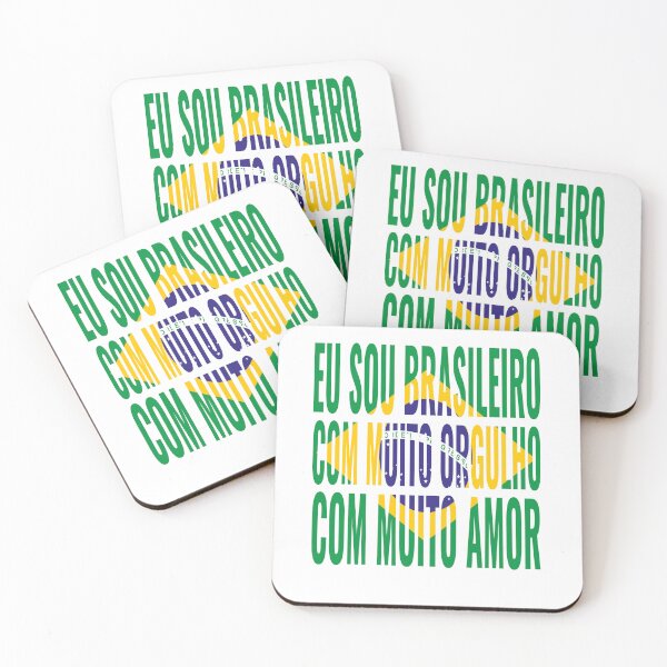 Item preview, Brazil 2026 World Cup Flag Text - Eu Sou Brasileiro designed and sold by JR78.
