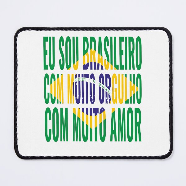Item preview, Brazil 2026 World Cup Flag Text - Eu Sou Brasileiro designed and sold by JR78.