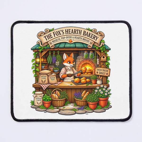 Item preview, The Fox’s Hearth Bakery | Magical Pop-Overs & Hearth Breads designed and sold by MrDev.