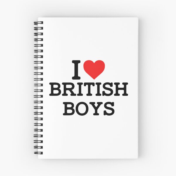 Item preview, I Love British Boys Funny Playful Statement designed and sold by Vectraxos.