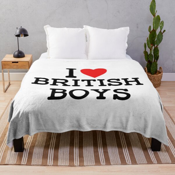 Item preview, I Love British Boys Funny Playful Statement designed and sold by Vectraxos.