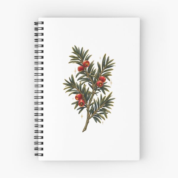 Item preview, Yew Branch | Dark Academia Gothic Botanical Art | Folklore Lover Gift designed and sold by Brackenlume Studio.