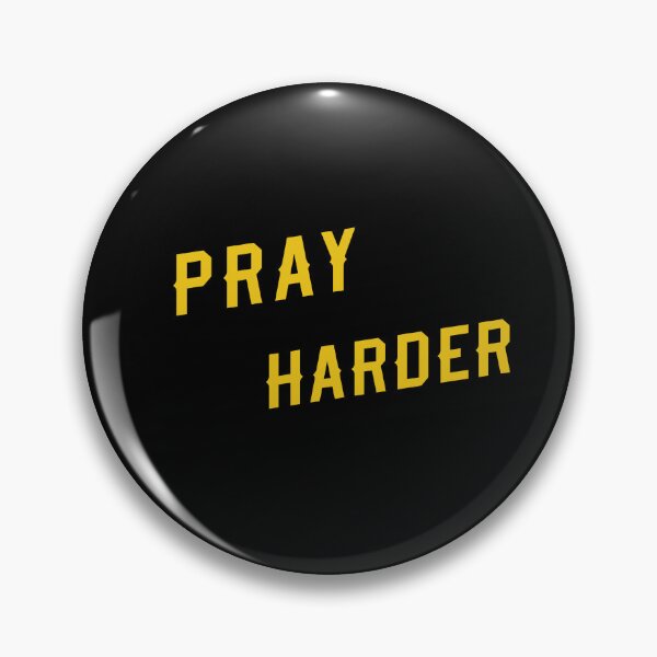 Item preview, Pray Harder Motivational Christian Quote designed and sold by Drami21.