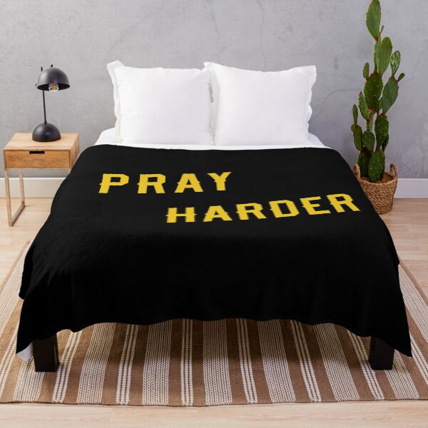 Item preview, Pray Harder Motivational Christian Quote designed and sold by Drami21.