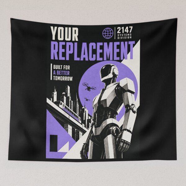 Item preview, Ai Technology Futuristic Robot Tech Graphic designed and sold by TEEJAMBOREE.