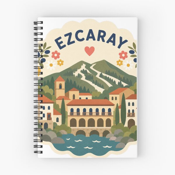 Item preview, Ezcaray Spain Travel Souvenir Modern Folk Art designed and sold by VisualArtsOasis.