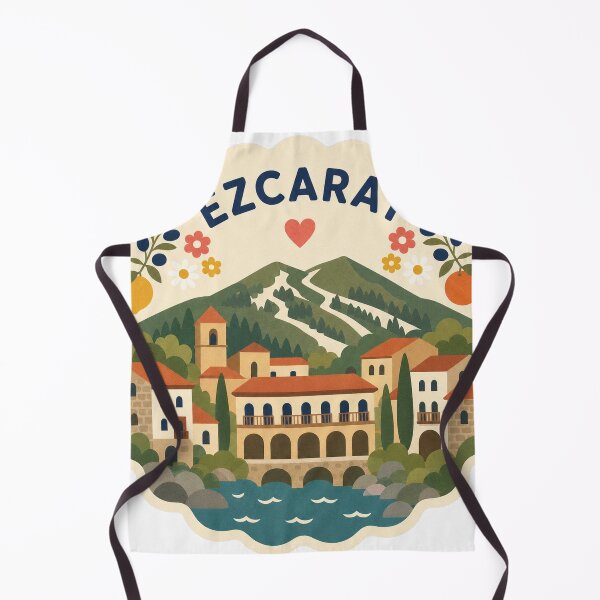 Item preview, Ezcaray Spain Travel Souvenir Modern Folk Art designed and sold by VisualArtsOasis.