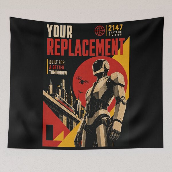 Item preview, Ai Technology Futuristic Robot Tech Graphic designed and sold by TEEJAMBOREE.