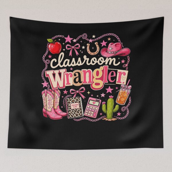 Item preview, Classroom Wrangler Teacher Western Cowboy Back To School designed and sold by ripgoatclothing.