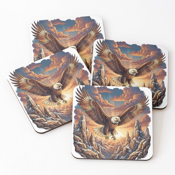Item preview, Majestic Eagle Mountain Sunrise designed and sold by Origamoart.