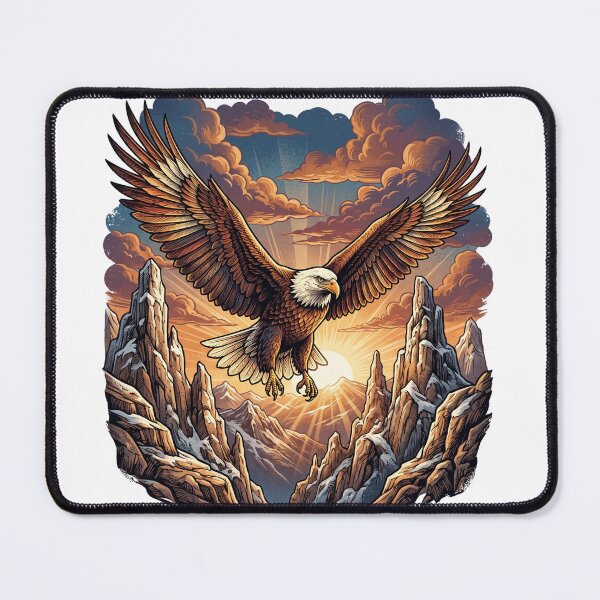 Item preview, Majestic Eagle Mountain Sunrise designed and sold by Origamoart.