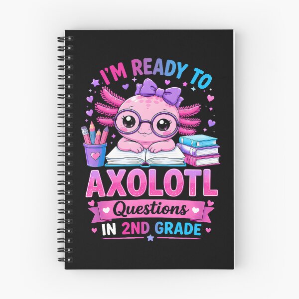 Item preview, Ready To 2Nd Grade Axolotl Back To School Second Grade Girl designed and sold by ripgoatclothing.