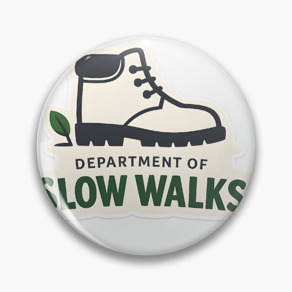 Item preview, Department of Slow Walks Minimal Hiking Design designed and sold by Naviora.