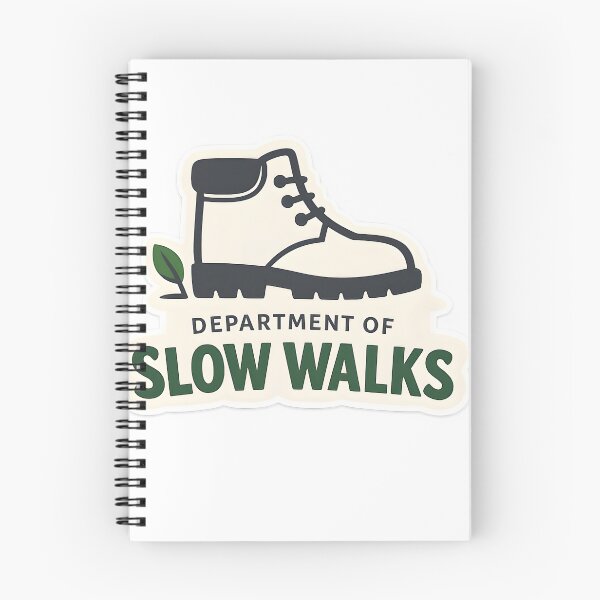 Item preview, Department of Slow Walks Minimal Hiking Design designed and sold by Naviora.