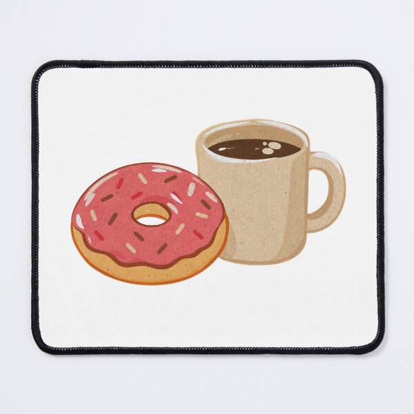 Item preview, Vintage Donut and Coffee Breakfast designed and sold by ben.comictell.