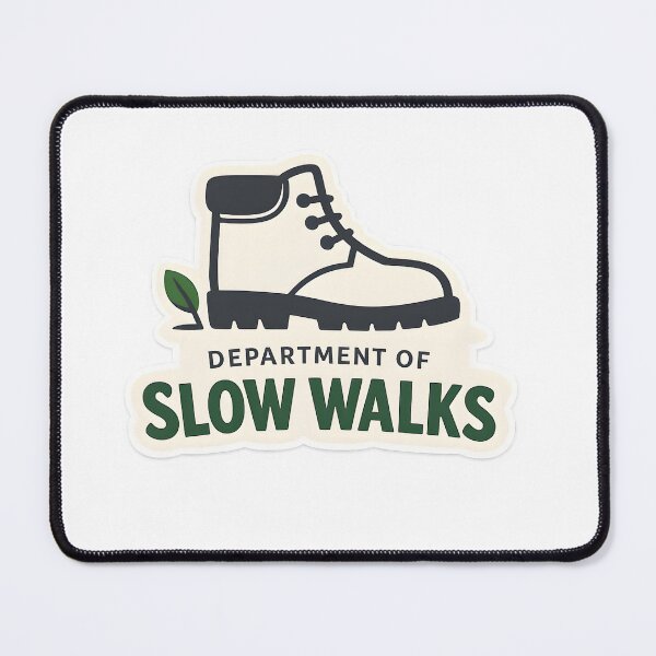 Item preview, Department of Slow Walks Minimal Hiking Design designed and sold by Naviora.