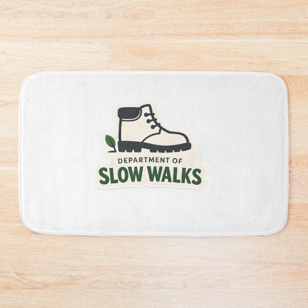 Item preview, Department of Slow Walks Minimal Hiking Design designed and sold by Naviora.