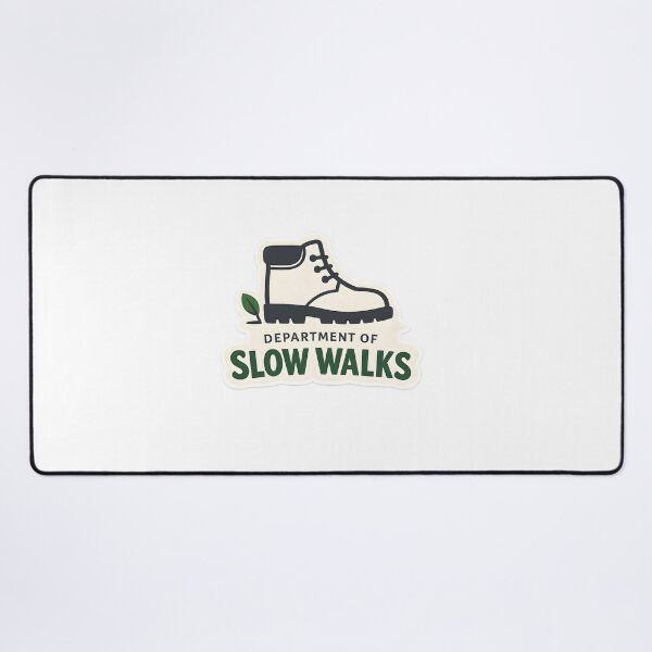 Item preview, Department of Slow Walks Minimal Hiking Design designed and sold by Naviora.