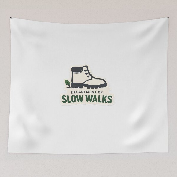 Item preview, Department of Slow Walks Minimal Hiking Design designed and sold by Naviora.