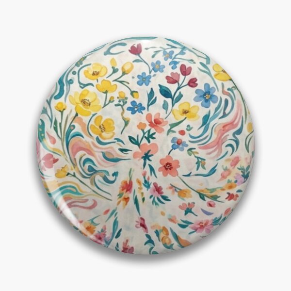 Item preview, Vibrant Spring Wildflower Burst - Watercolor Botanical Garden Pattern designed and sold by adlkh.