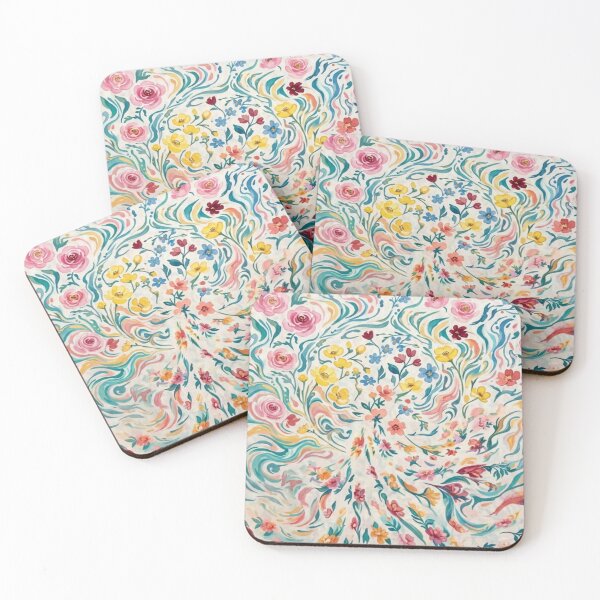 Item preview, Vibrant Spring Wildflower Burst - Watercolor Botanical Garden Pattern designed and sold by adlkh.