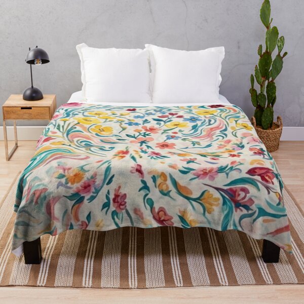 Item preview, Vibrant Spring Wildflower Burst - Watercolor Botanical Garden Pattern designed and sold by adlkh.