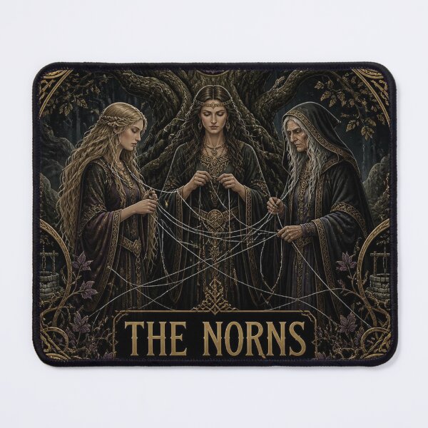 Item preview, The Norns Norse Goddesses of Fate - Dark Academia Gothic Art designed and sold by SunnyDesign82.