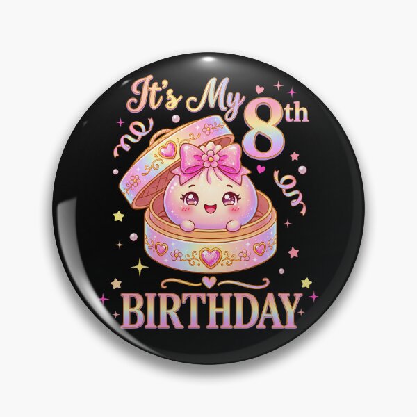 Item preview, It's My 8Th Birthday Girl Dumpling Kawaii Anime 8 Year Old designed and sold by ripgoatclothing.