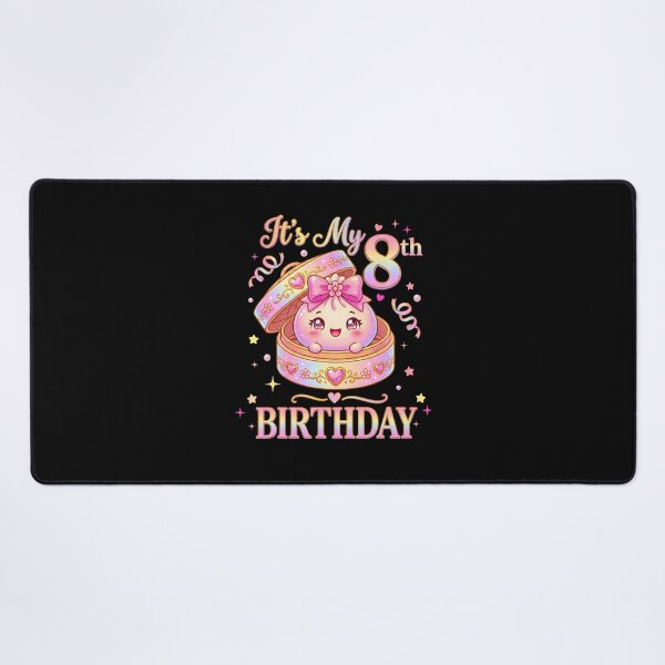 Item preview, It's My 8Th Birthday Girl Dumpling Kawaii Anime 8 Year Old designed and sold by ripgoatclothing.