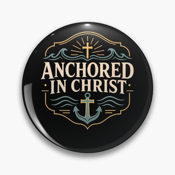 Item preview, Christian Anchored In Christ Faith Anchor Cross designed and sold by ripgoatclothing.
