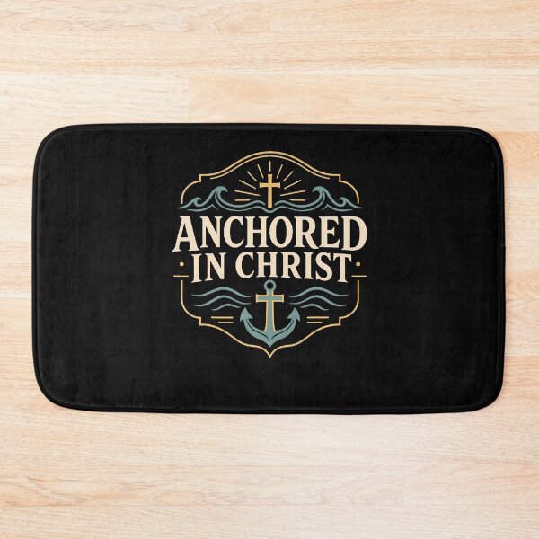 Item preview, Christian Anchored In Christ Faith Anchor Cross designed and sold by ripgoatclothing.
