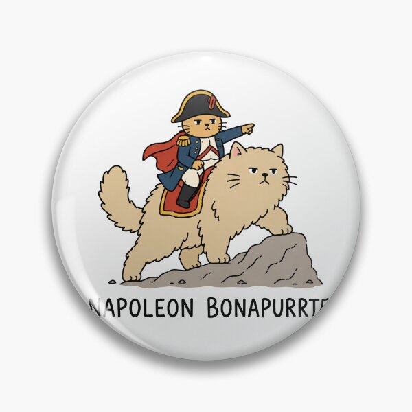 Item preview, Napoleon Bonapurrte Cat Art Funny History Parody French Emperor Kitty Gift designed and sold by MonkiFlipp.