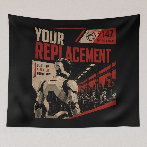 Item preview, Ai Technology Futuristic Robot Tech Graphic designed and sold by TEEJAMBOREE.