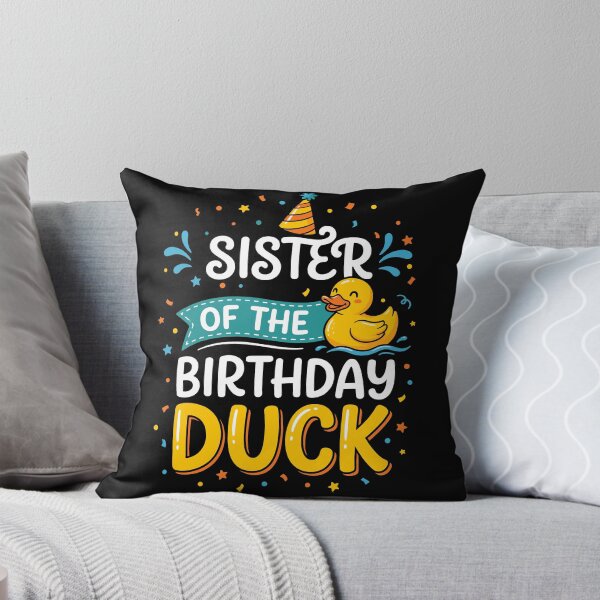 Item preview, Sister Of The Birthday Duck Sibling Celebration Family Gift designed and sold by Doodleoub.