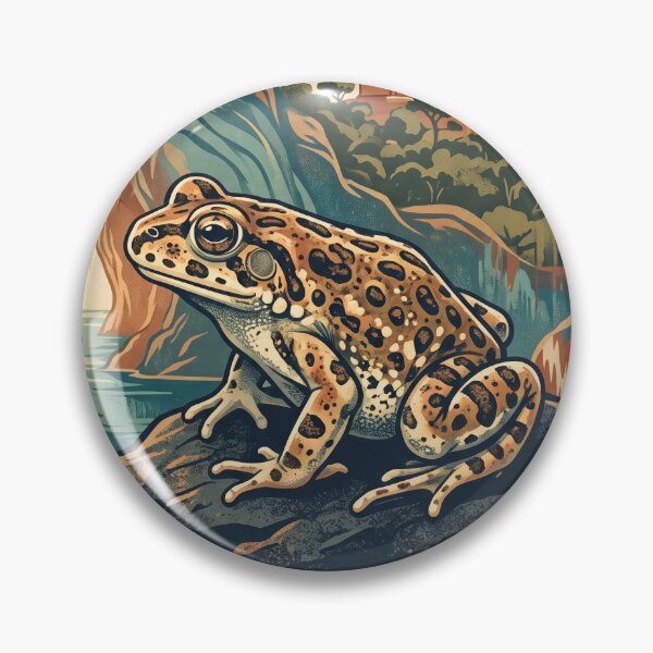 Item preview, Vintage Mallorca Midwife Toad Travel Art designed and sold by ZUMERI.