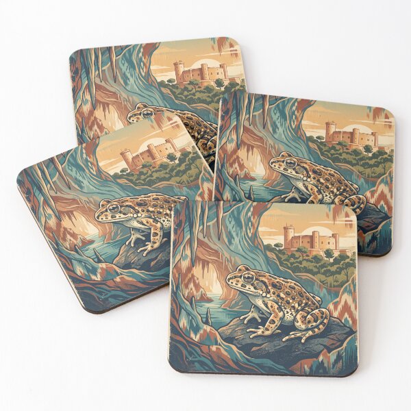 Item preview, Vintage Mallorca Midwife Toad Travel Art designed and sold by ZUMERI.