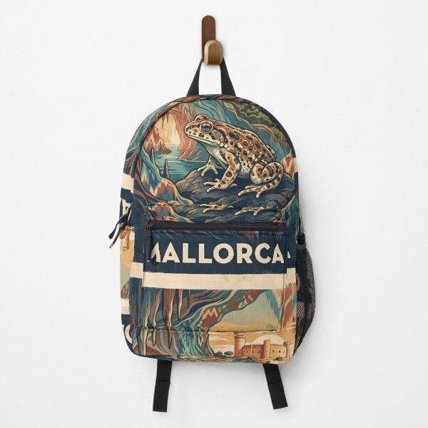 Item preview, Vintage Mallorca Midwife Toad Travel Art designed and sold by ZUMERI.