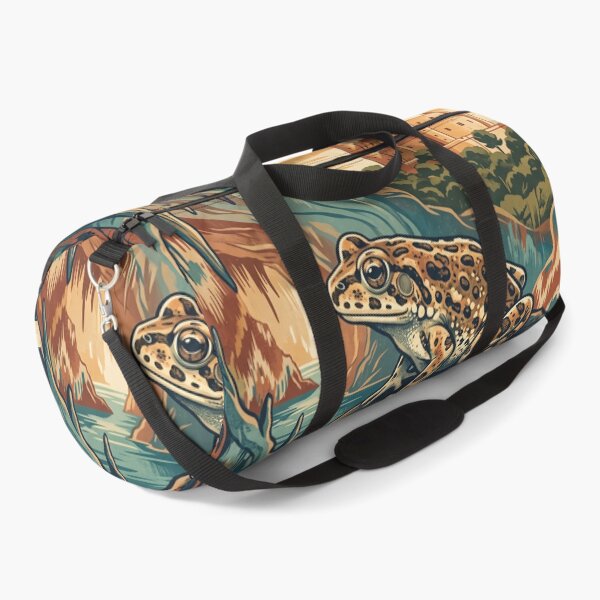 Item preview, Vintage Mallorca Midwife Toad Travel Art designed and sold by ZUMERI.