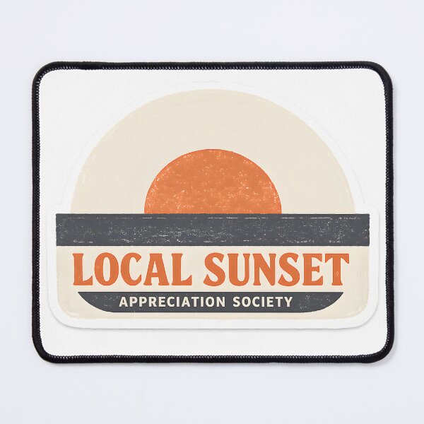 Item preview, Local Sunset Appreciation Society Minimal Shirt designed and sold by Naviora.