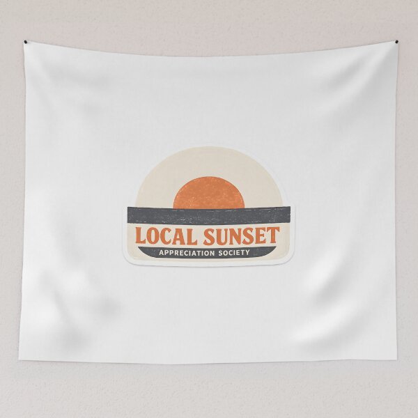 Item preview, Local Sunset Appreciation Society Minimal Shirt designed and sold by Naviora.