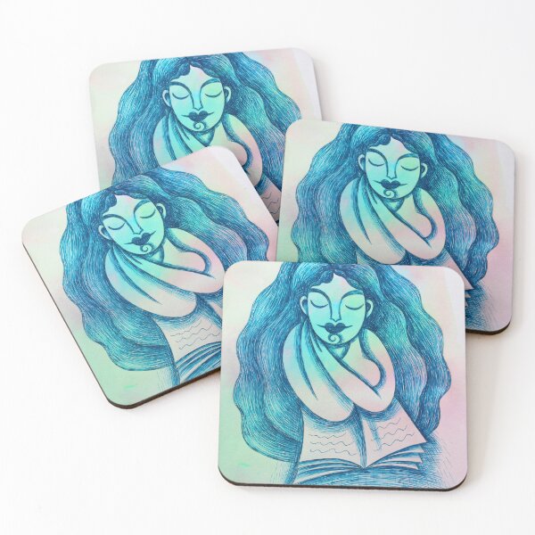 Item preview, Girl reading a book designed and sold by Myrarte.