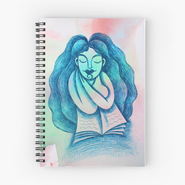 Item preview, Girl reading a book designed and sold by Myrarte.