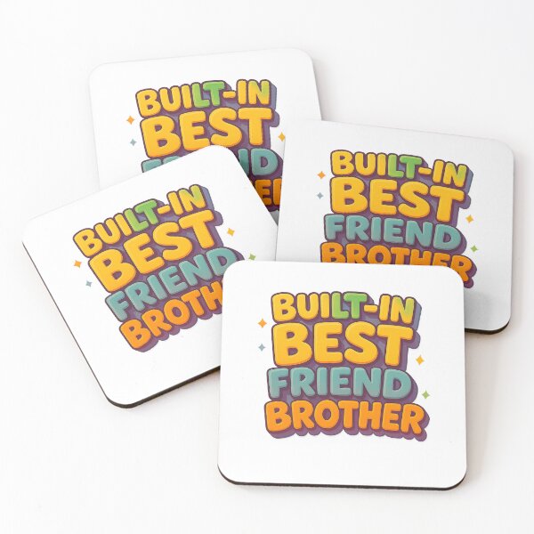 Item preview, Built-In Best Friend Brother – Sibling Gift for Life designed and sold by Uglyandcute.