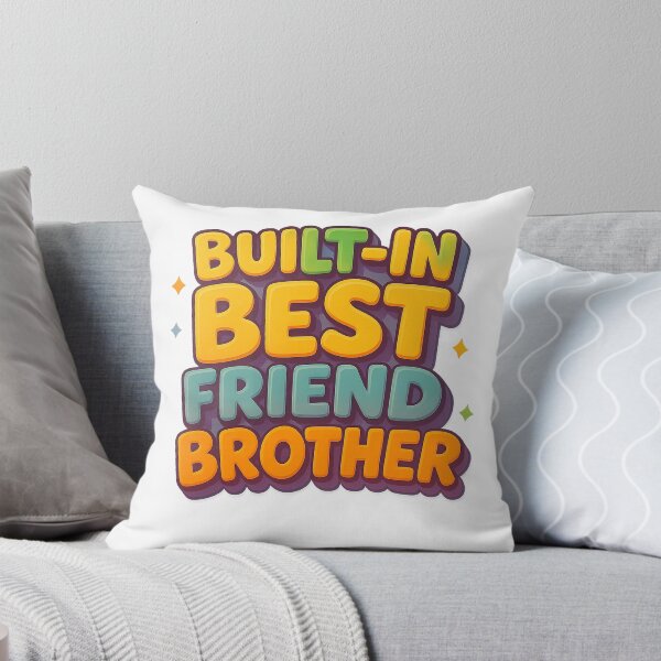 Item preview, Built-In Best Friend Brother – Sibling Gift for Life designed and sold by Uglyandcute.