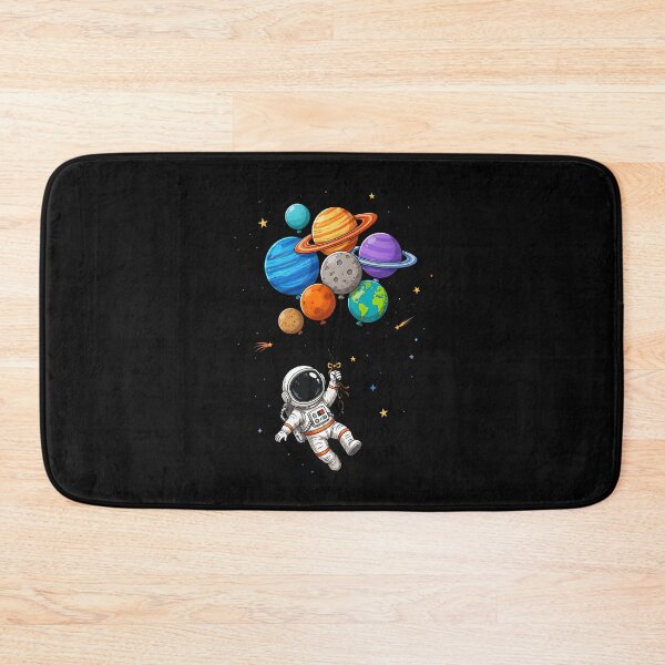 Item preview, Funny Space Astronaut Balloon Planets Solar System Galaxy designed and sold by ripgoatclothing.