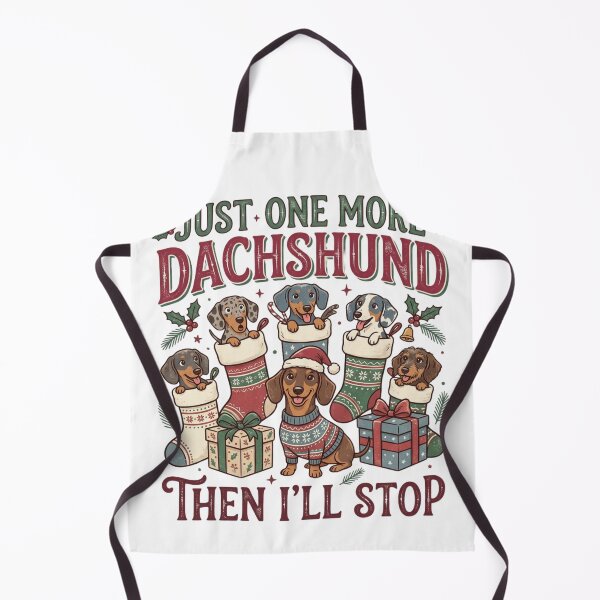 Item preview, Just One More Dachshund Then I'll Stop Funny Wiener Dog Christmas Stockings designed and sold by raedattia.