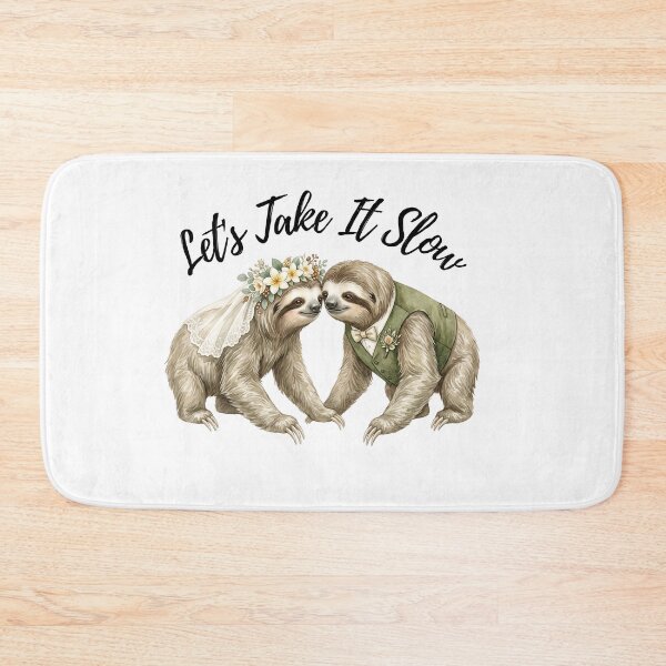 Item preview, Sloth Wedding Couple designed and sold by Tiffany Roy.
