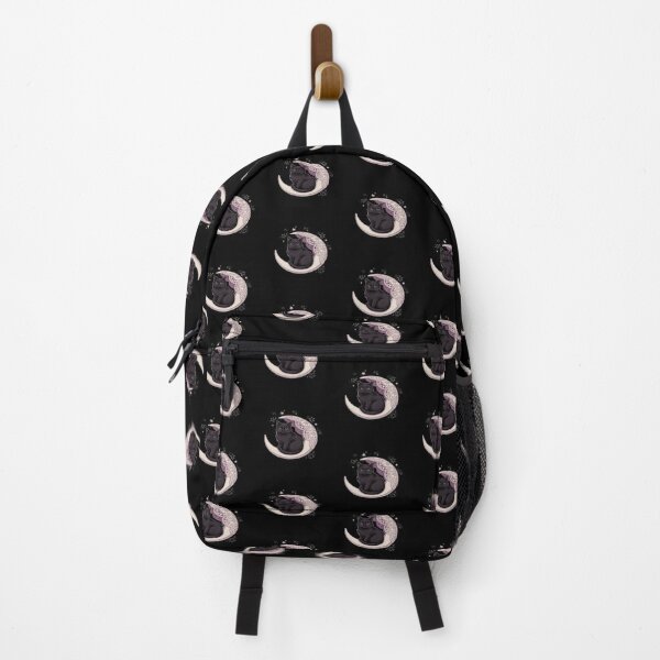 Item preview, Black Cat Crescent Moon – Whimsigothic Lace Design designed and sold by Midnight Veil Designs.